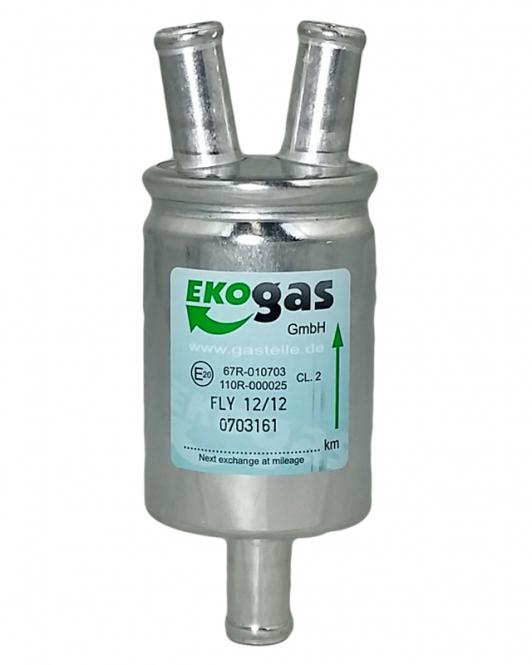 Gasfilter Y 12mm Eingang / 2x12mm Ausgang